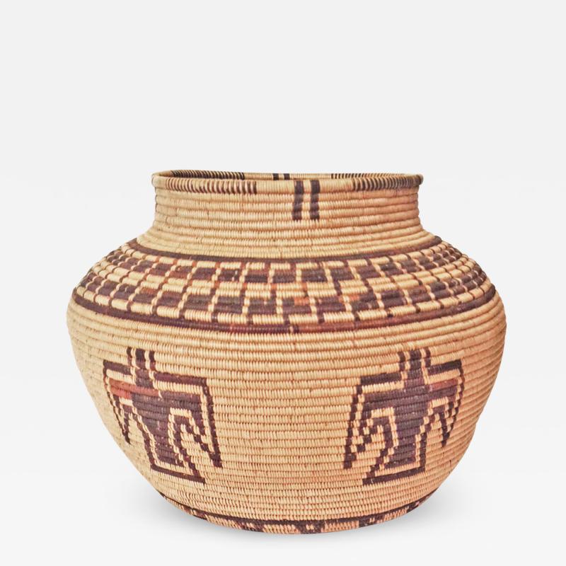 Panamint Shoshone pictorial basket