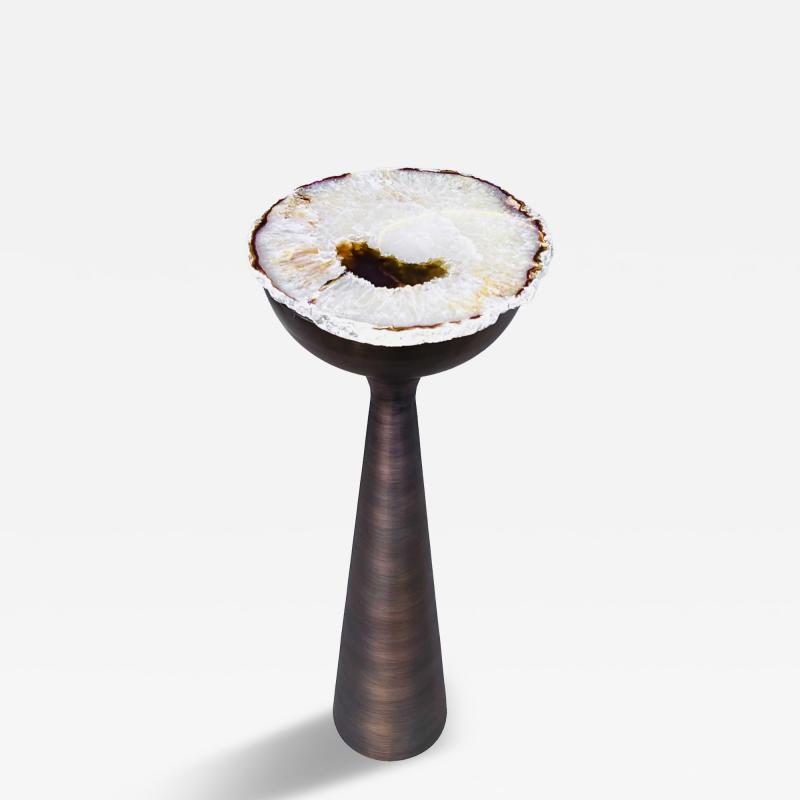 Pangea Topaz Eye Side Table