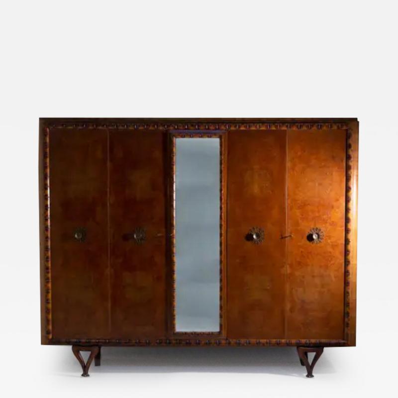 Paolo Buffa Elegant Italian Vintage Wardrobe Attr to Paolo Buffa