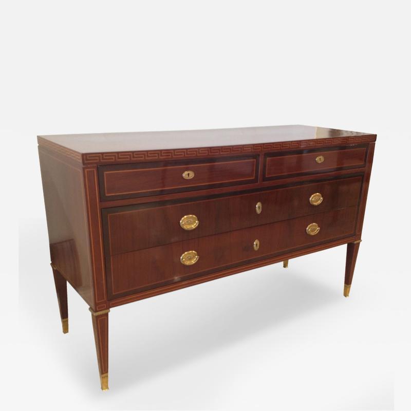Paolo Buffa Fine and Rare Italian Modern Marquetry Commode by Paolo Buffa