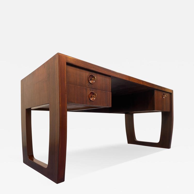 Paolo Buffa Italian Mid Century Executive Desk designed by Paolo Buffa in 1950