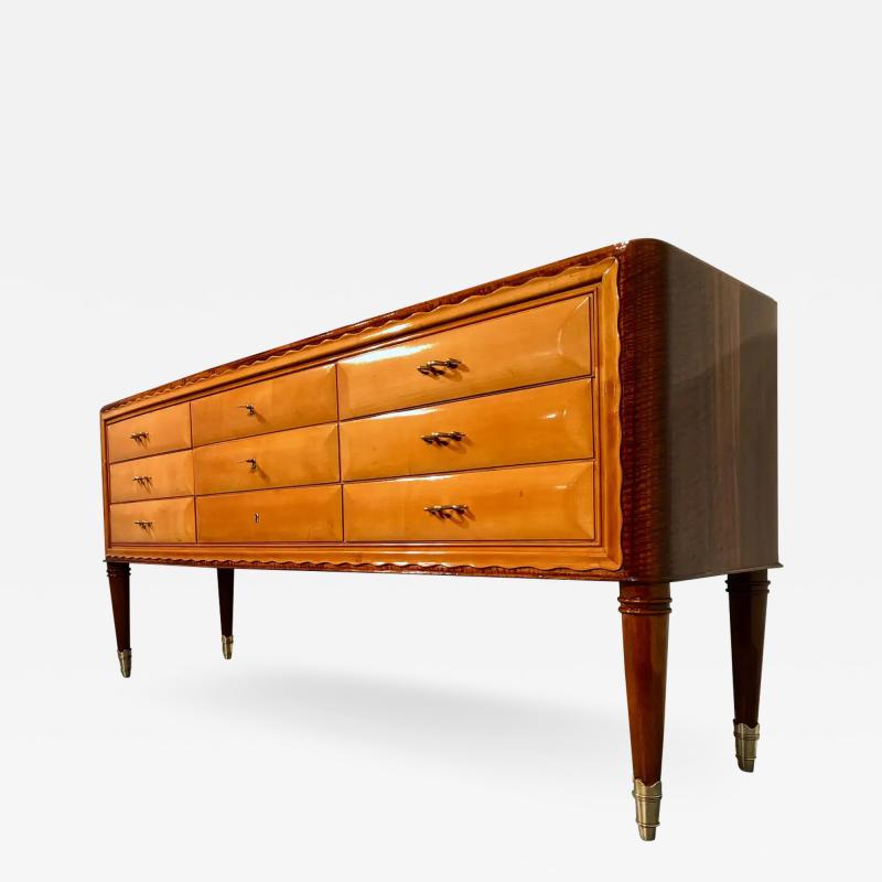 Paolo Buffa Italian Midcentury Sideboard or Chest of Drawers by Paolo Buffa 1950s