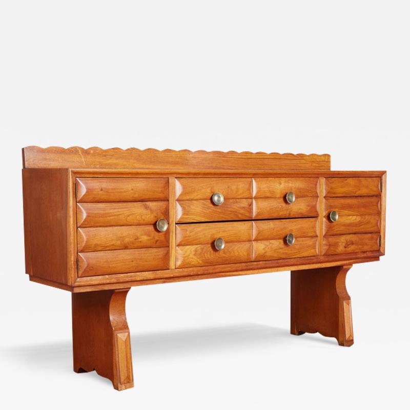 Paolo Buffa PAOLO BUFFA SCALLOPED SIDEBOARD