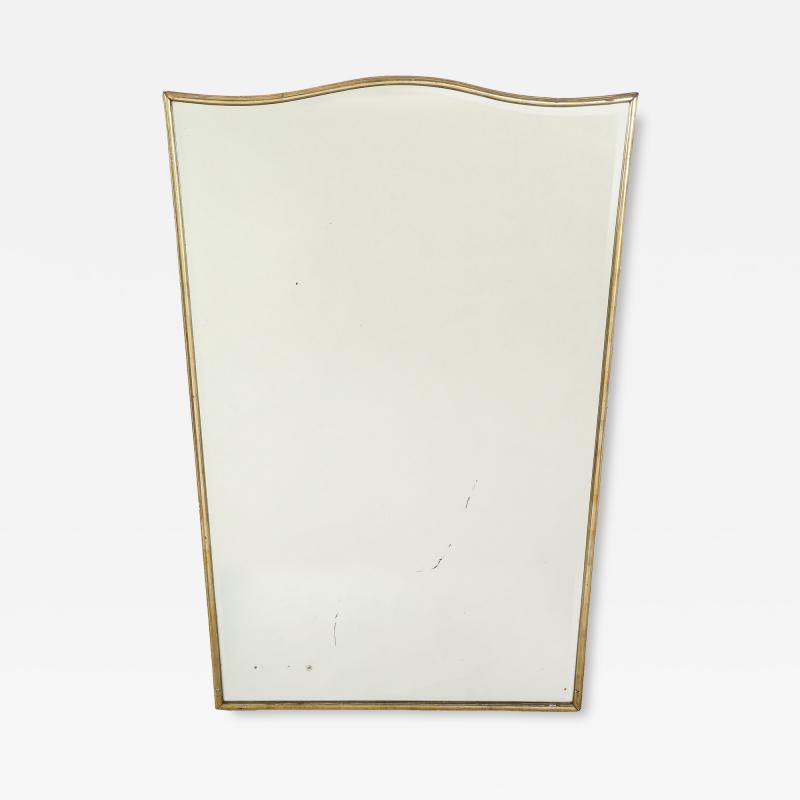 Paolo Buffa Paolo Buffa Att Italian Gilt Wood Large Mirror circa 1950