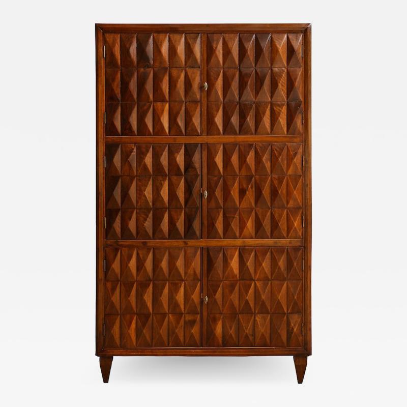 Paolo Buffa SCULPTURAL WOOD CABINET ATTRIBUTED TO PAOLO BUFFA