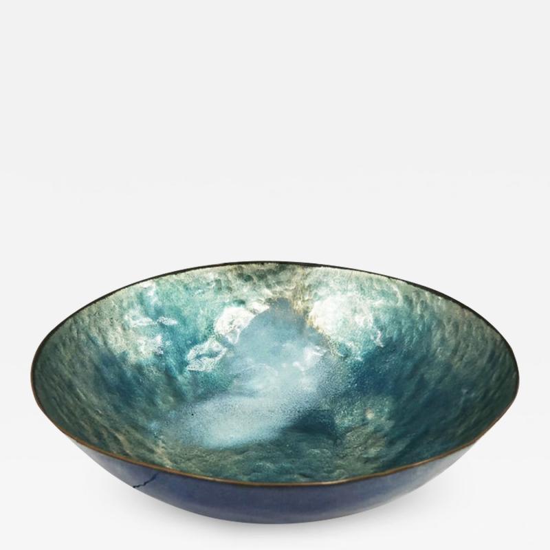 Paolo De Poli Enameled Bowl by Paolo DePoli Italy 1960s