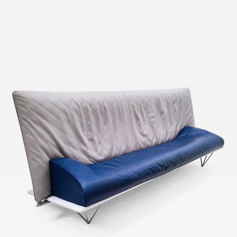 Paolo Deganello Leather Squash Sofa by Paolo Deganello for Driade