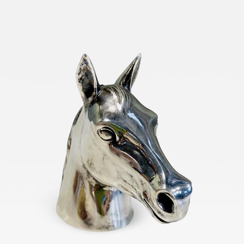 Paolo Gucci Gucci Horse Head Bottle Opener Silver Plate Signed 1970