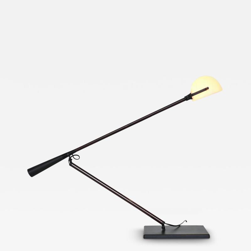 Paolo Rizzatto Paolo Rizzatto model 613 desk lamp in red Arteluce Italy 1975