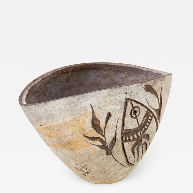 Paolo Soleri Paolo Soleri Ceramic Pottery Vessel From Arcosanti