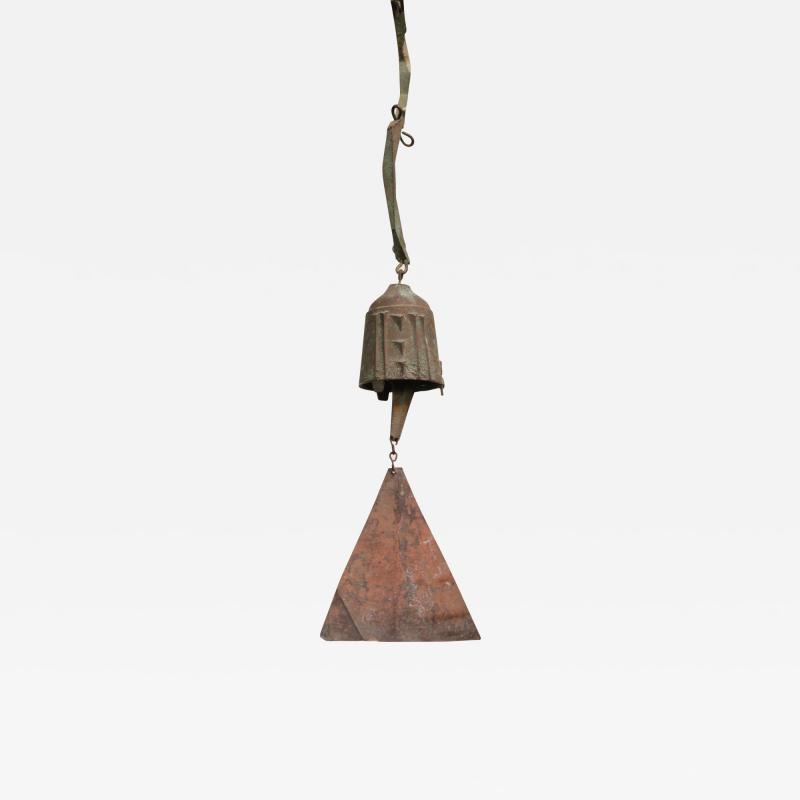 Paolo Soleri Paolo Soleri for Arconsanti Vintage Patinated Bronze Bell Wind Chime