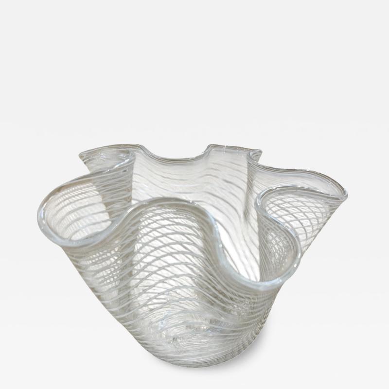 Paolo Venini Small decorative Murano glass vase attributed to Paolo Venini