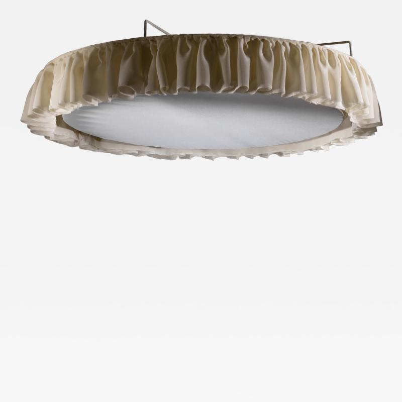 Paper flush mount ceiling lamp