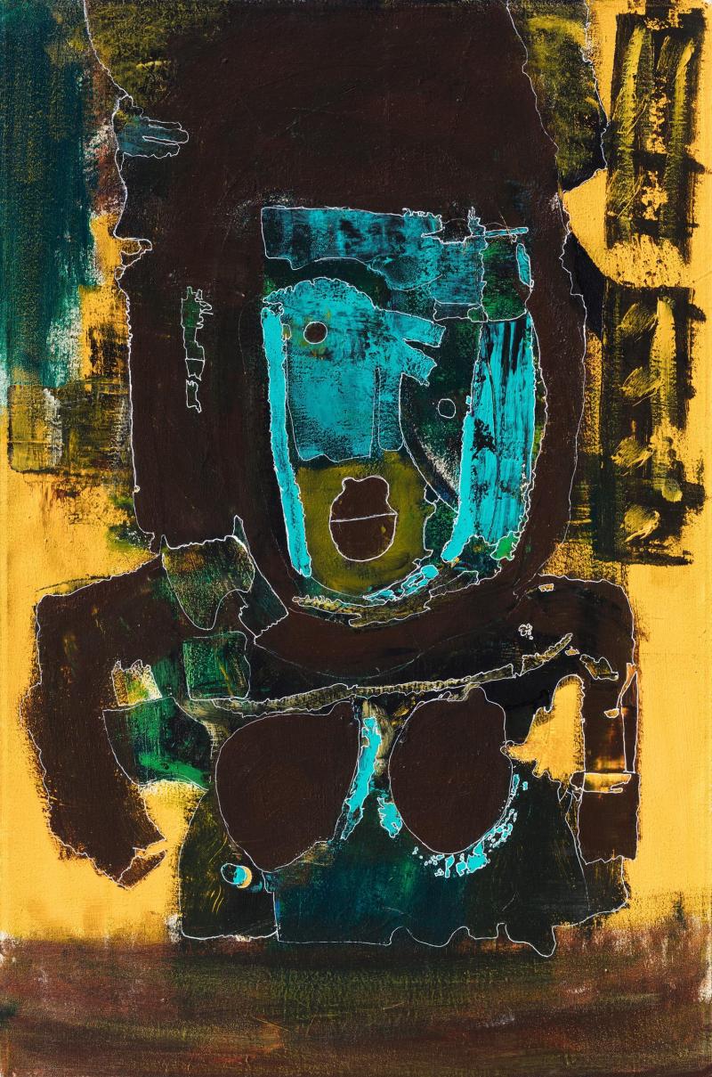 Parris Jaru A Link To the World Expressionist Figurative Painting of Nude Female Figure