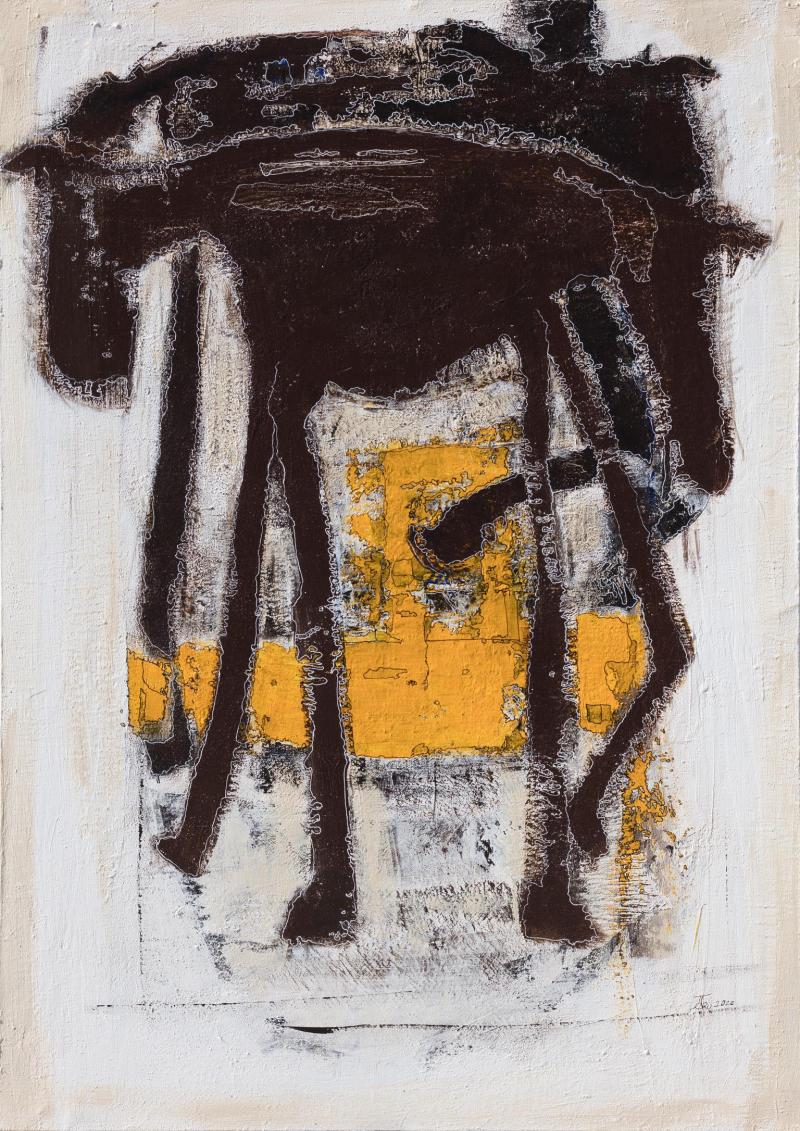 Parris Jaru Walking the Continuous Path Expressionistic Painting with Horses