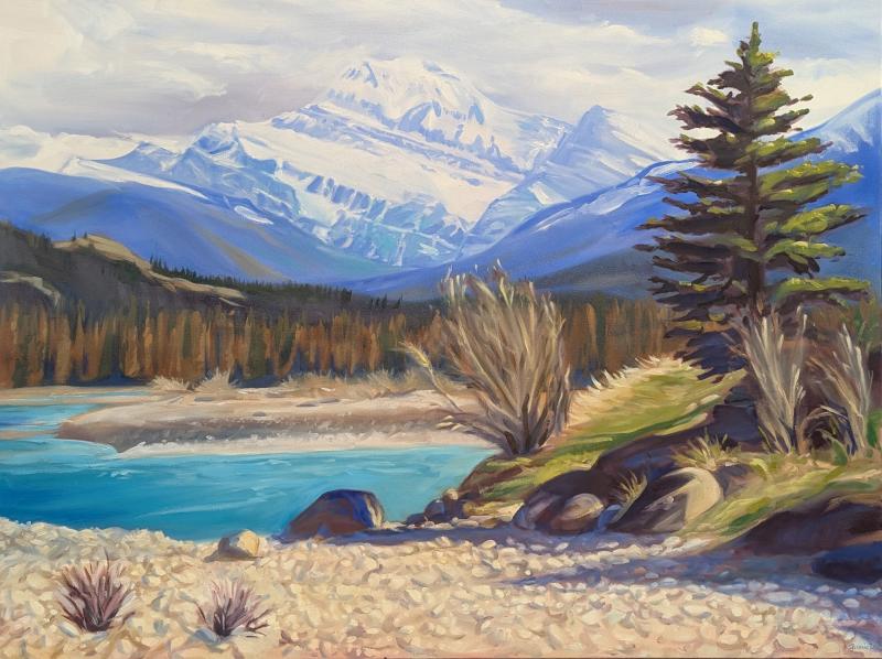 Pascale Robinson Edith Cavell Over the Athabasca River