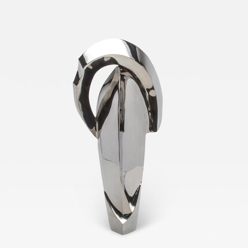 Patrick Coard Modern Abstract Sculpture in Stainless Steel by Patrick Coard Paris