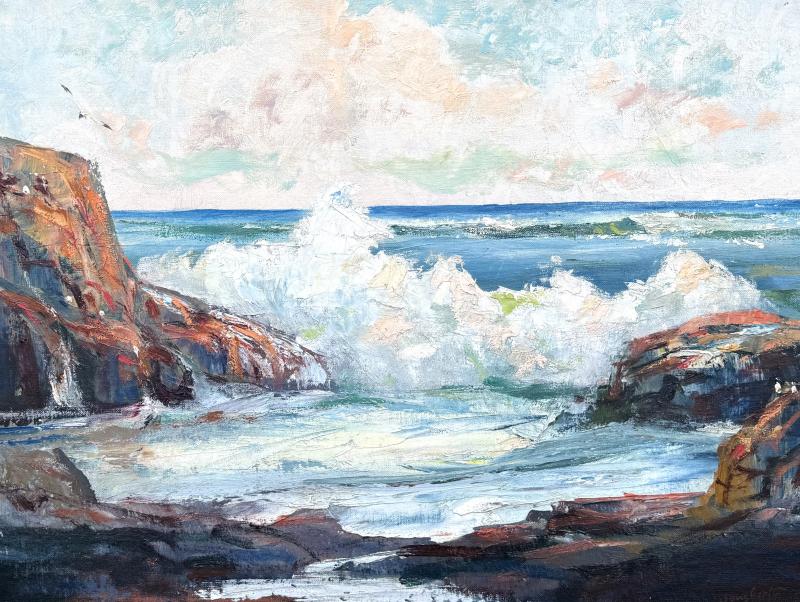 Paul Daugherty Crashing Surf Carmel California 