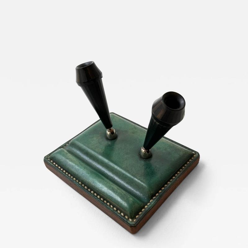 Paul Dupr Lafon Leather Pen Holder