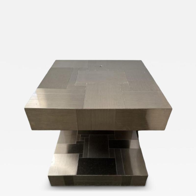 Paul Evans Cityscape Side Tables in Gunmetal