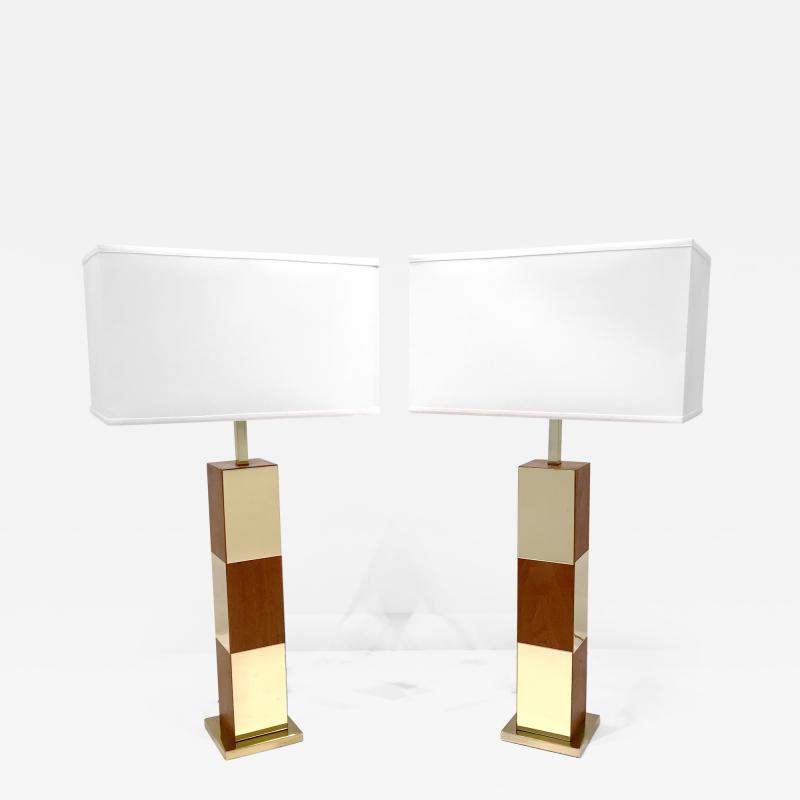 Paul Evans PAIR OF CITYSCAPE TABLE LAMPS