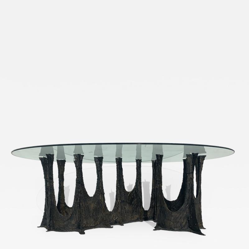 Paul Evans Paul Evans Brutalist Bronze Stalagmite Dining Table