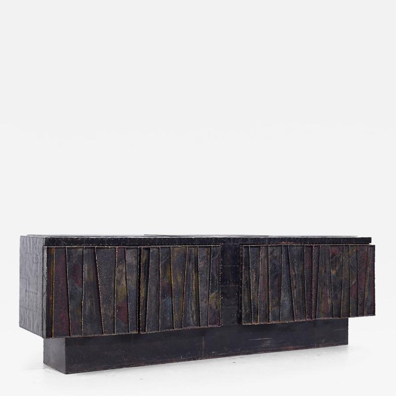 Paul Evans Paul Evans Mid Century Deep Relief Cabinet Credenza
