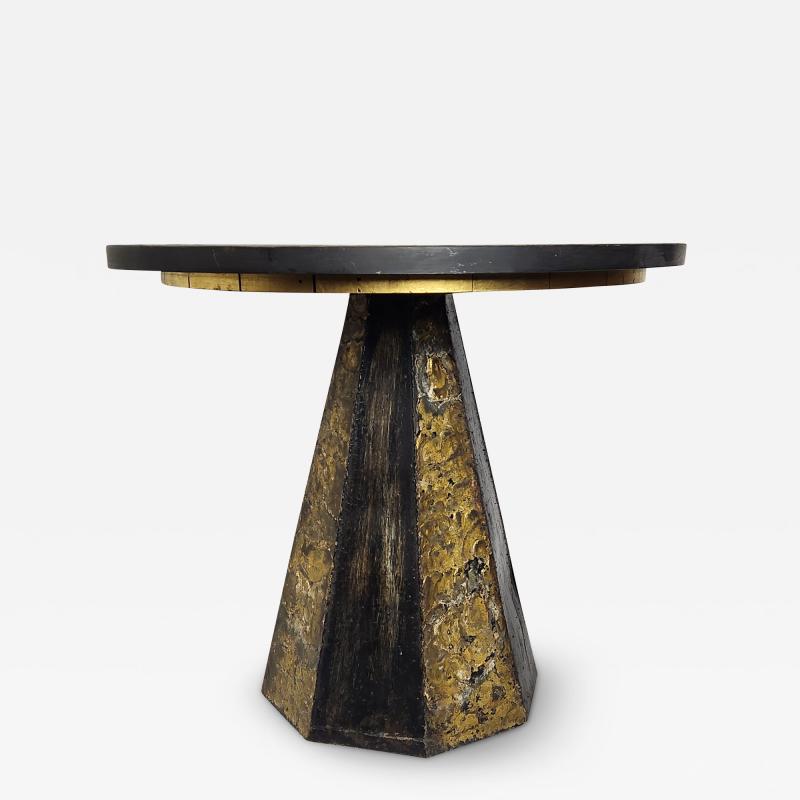 Paul Evans Paul Evans Round Slate Top Occasional Table1960s