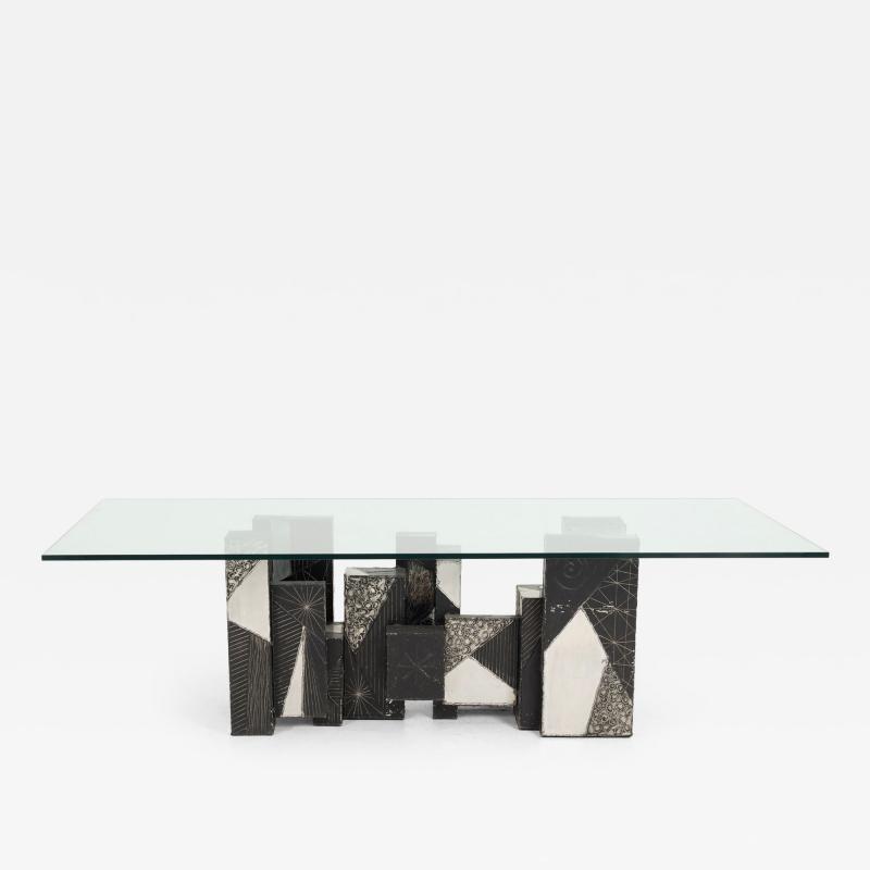 Paul Evans Paul Evans Studio for Directional Argente Unique Dining Table