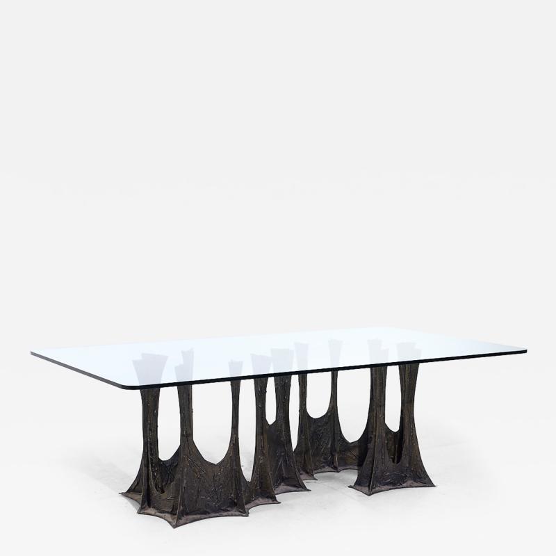 Paul Evans Paul Evans for Directional PE 102 Mid Century Stalagmite Bronze Dining Table