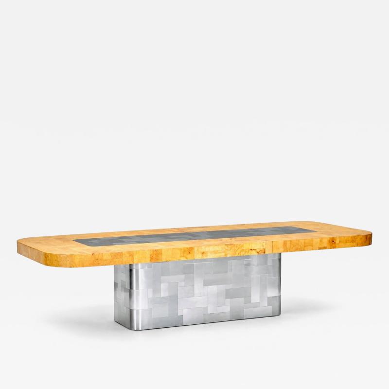 Paul Evans Phillip Lloyd Powell Paul Evans Cityscape Dining Table for Directional from PE 400 Series 1970