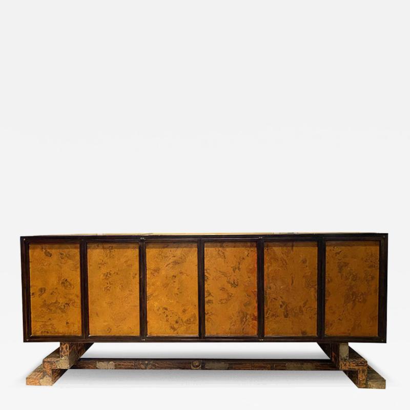 Paul Evans RARE PATCH WORK COPPER CREDENZA BY PAUL EVANS