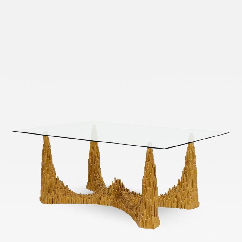 Paul Evans Sculptural City Skyscraper Base Dining Table