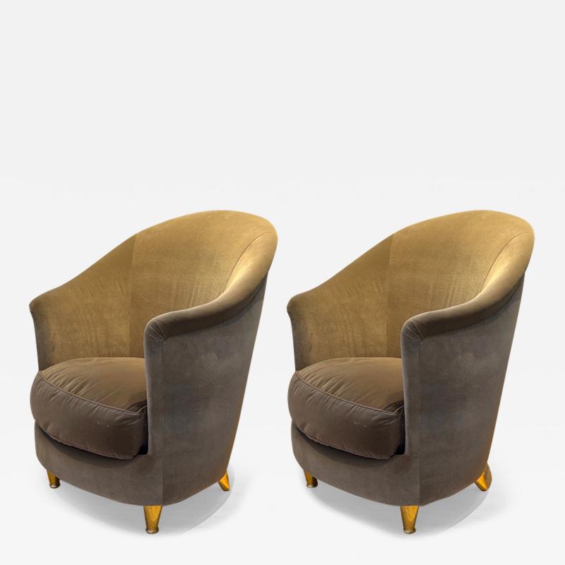 Paul Follot Paul Follot attributed pair of refined pair of chairs