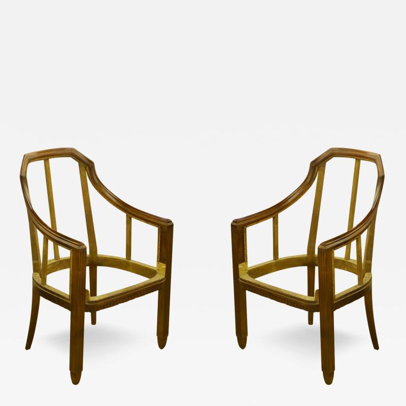 Paul Follot Paul Follot pair of armchairs