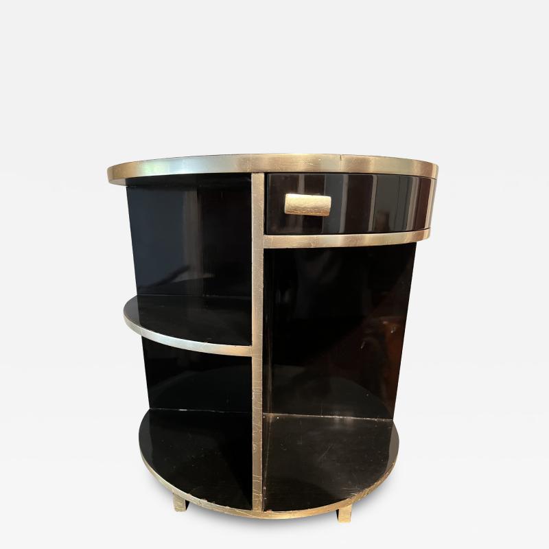 Paul Frankl ART DECO DEMILUNE CABINET BY PAUL FRANKL