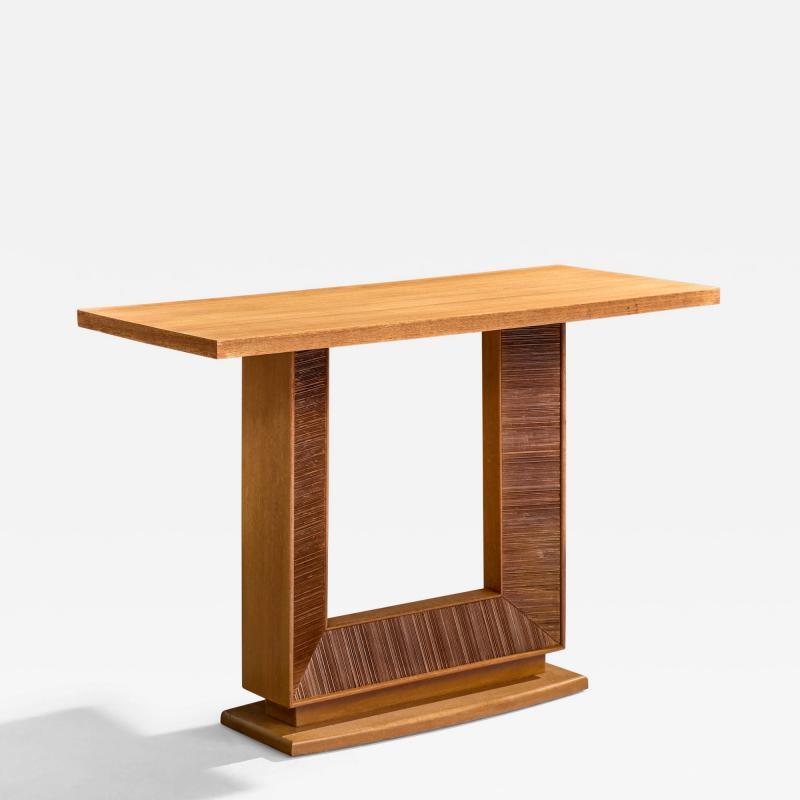 Paul Frankl Console Table in Wood USA 1950s