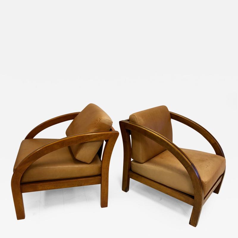 Paul Frankl Pair of Paul Frankl Club Chairs