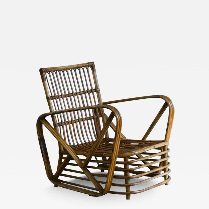 Paul Frankl Paul Frankl bent bamboo armchair 1940s