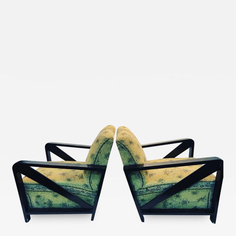 Paul Frankl STYLE OF PAUL FRANKL ART DECO LOUNGE CHAIRS