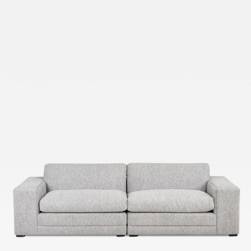 Paul Frankl Speed Sofa in Gray Boucle 1932