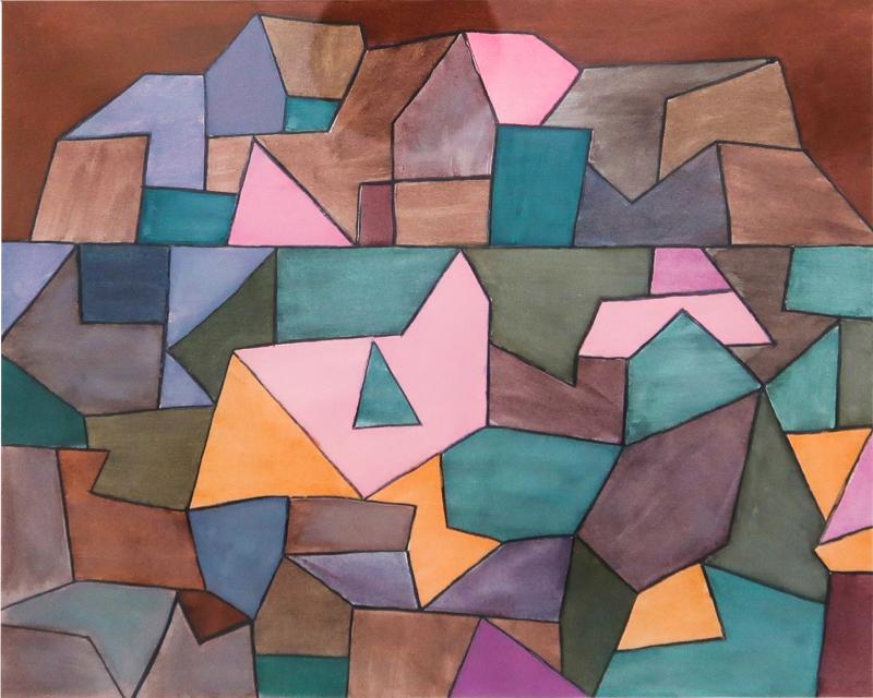 Paul Klee Paul Klee Klein Felenstadt lithograph 1958