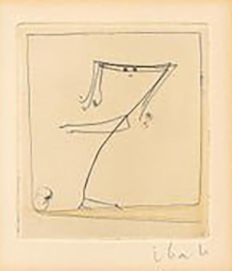 Paul Klee Unknown Untitled in the manner of Paul Klee Circa 1960
