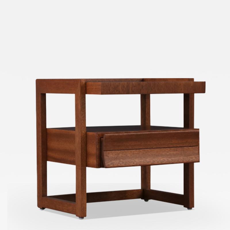 Paul L szl Paul Laszlo Two Tier Night Stand for Brown Saltman