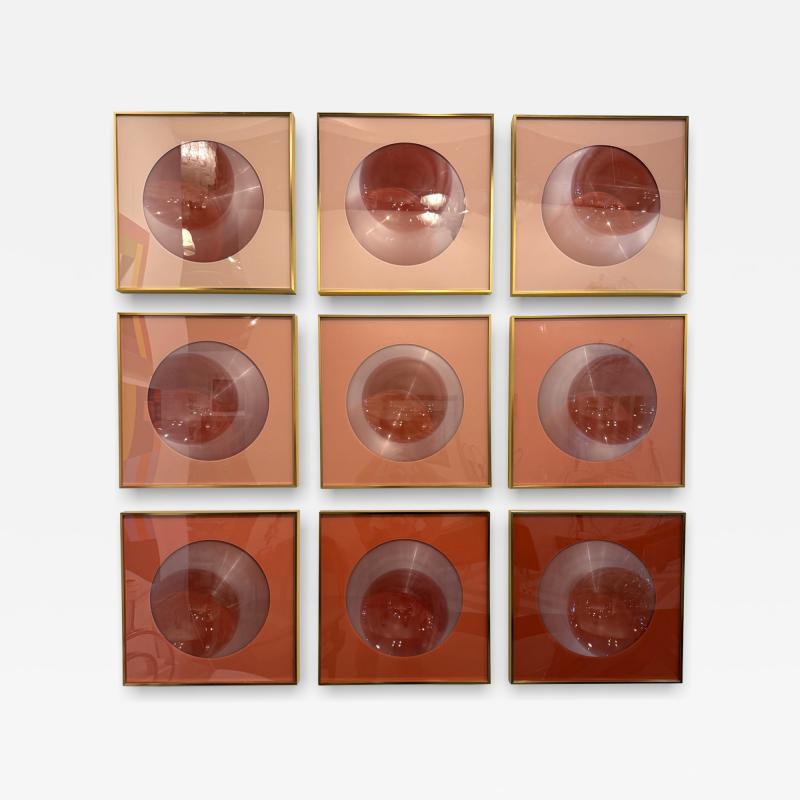 Paul Makovski Acrylic and Vinyl Abstract Assemblage Art Titled Anna 