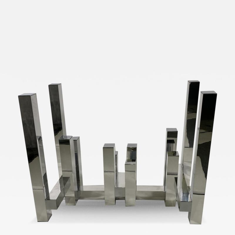 Paul Mayen American Modern Chrome Dining Table Console Table Base Paul Mayen For Habitat