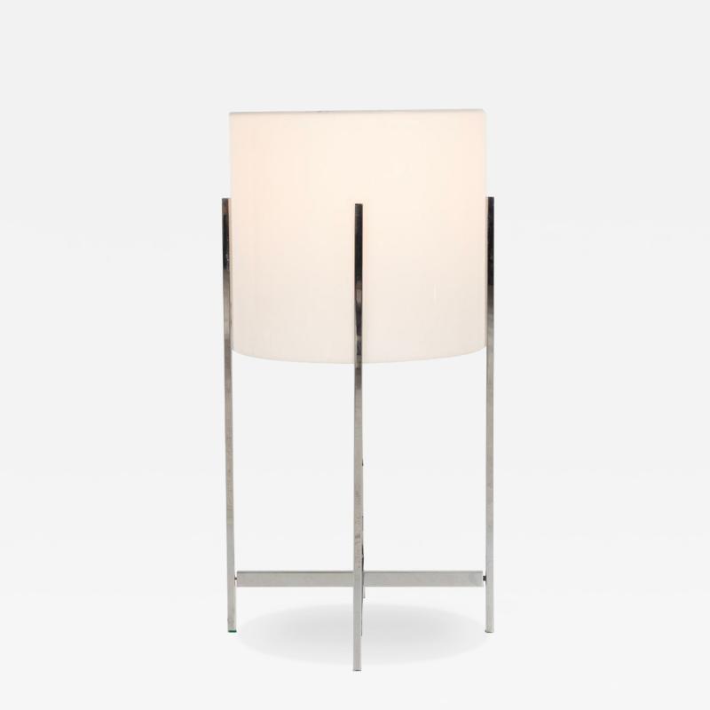 Paul Mayen Chromed Brass Acrylic Table Lamp by Paul Mayen for Habitat 1955c 