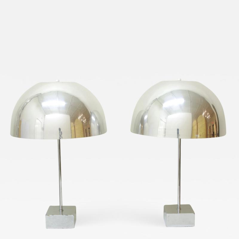 Paul Mayen Pair of Mushroom Lamps by Paul Mayen 1960s