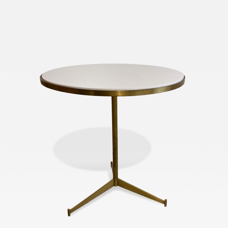 Paul McCobb Brass and glass side table
