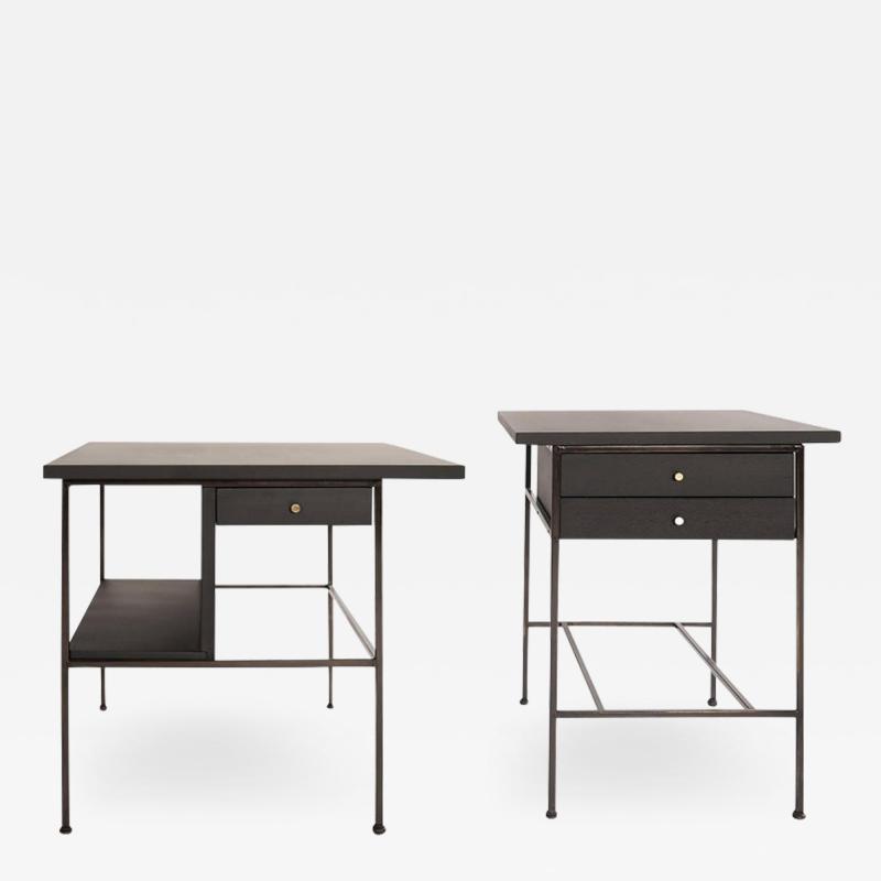 Paul McCobb Complimenting Set of Bronze End Tables by Paul McCobb